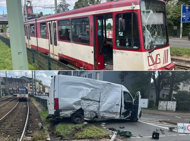 Unfall in Beeck | Foto: Polizei Duisburg