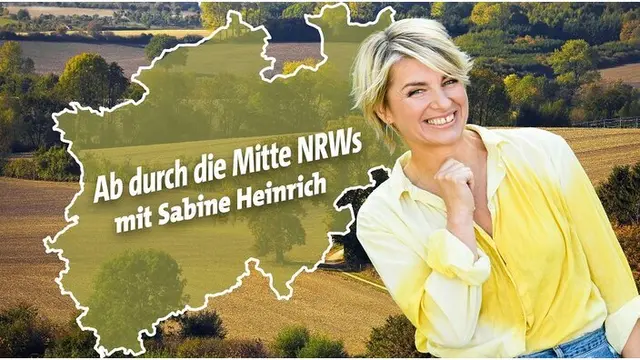 In "Ab durch die Mitte" durchquert Sabine Heinrich NRW von Südwest nach Nordost. Foto: WDR/Julia Feldhagen/picture alliance/blickwinkel/S. Ziese
