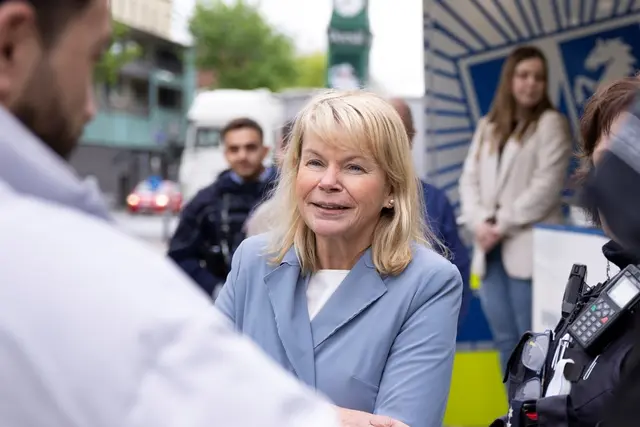 Polizeipräsidentin Friederike Zurhausen bei der AnsprechBAR (Archivfoto) | Foto: Polizeipräsidium Recklinghausen