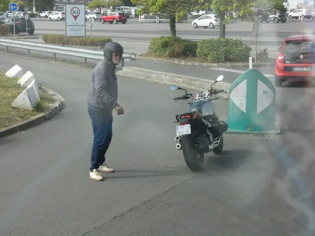 Er fuhr vorraus .....