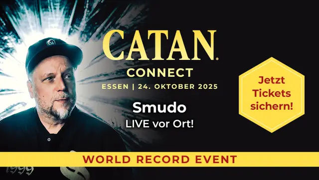 Smudo von den Fanta4 wird den Weltrekord zu Catan Connect in Essen moderieren. Bild: CATAN GmbH