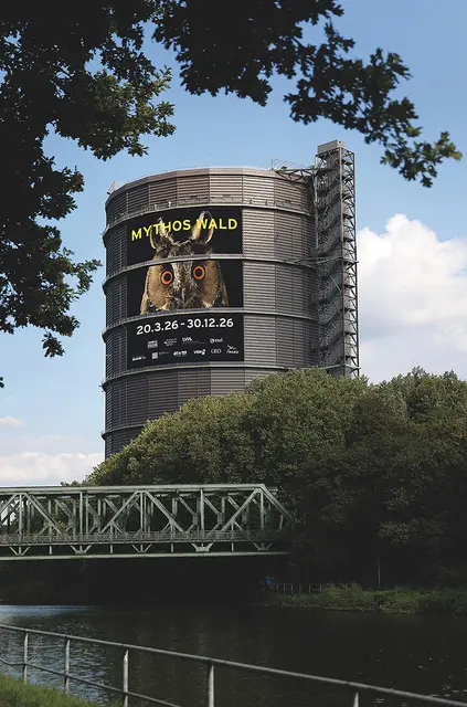 Oberhausen: Ab dem 20. März 2026 lässt die neue Ausstellung „Mythos Wald“ die faszinierende Vielfalt unserer bewaldeten Landschaften und ihrer rätselhaften Bewohner im Gasometer lebendig werden. | Foto: Gasometer