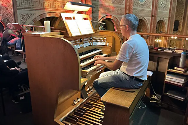 Organist Martin Boland | Foto: Sven Joosten