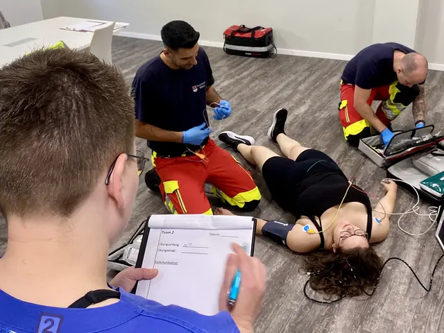 Das EvK hat mit einem Schockraumtraining den Ernstfall geprobt.