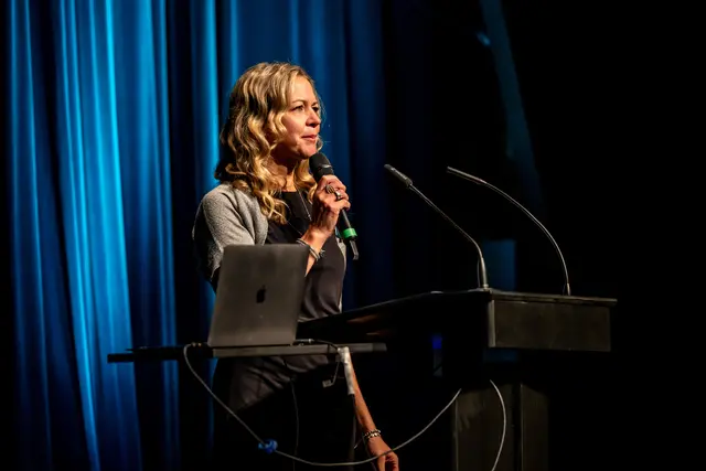 Geschäftsführerin und Organisatorin des Abends: Denise Boymmann