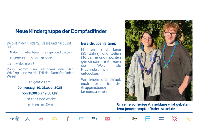 Alle Infos im Überblick  | Foto: Dompfadfinder VCP Wesel