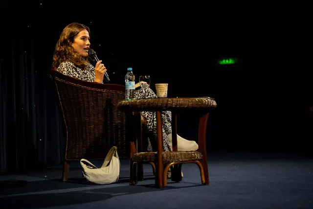 In der vergangenen Woche stellte Mona Ameziane ihr Buch „Auf Basidis Dach“ vor

© Stadt Bocholt