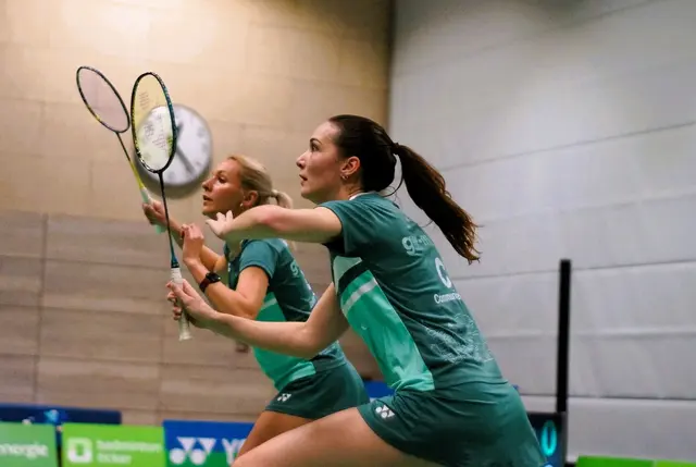 Eingespieltes Damendoppel: Lea-Lyn Stremlau und Maria Kuse | Foto: Grün-Weiß Mülheim