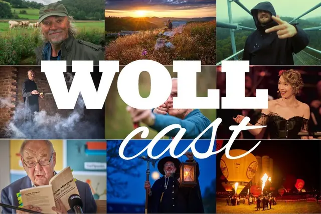 Der WOLLcast bietet das Sauerland auf die Ohren. Collage:  Hermann-J. Hoffe