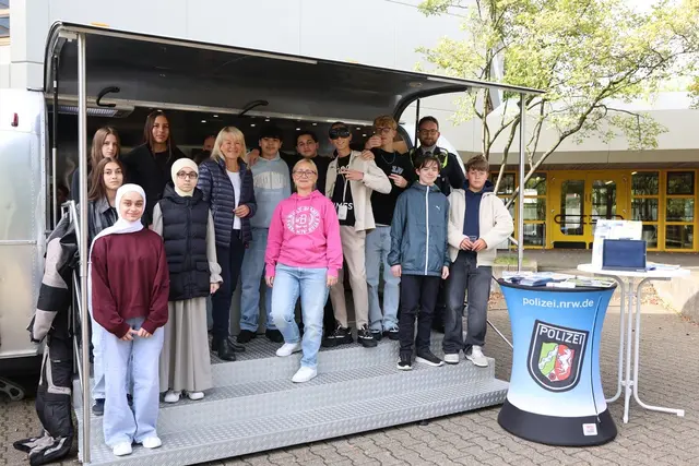 AnsprechBAR an Schulen | Foto: Polizeipräsidium Recklinghausen