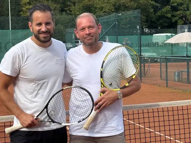  Nino Fazlic (links) gewinnt gegen Stephan Heuser