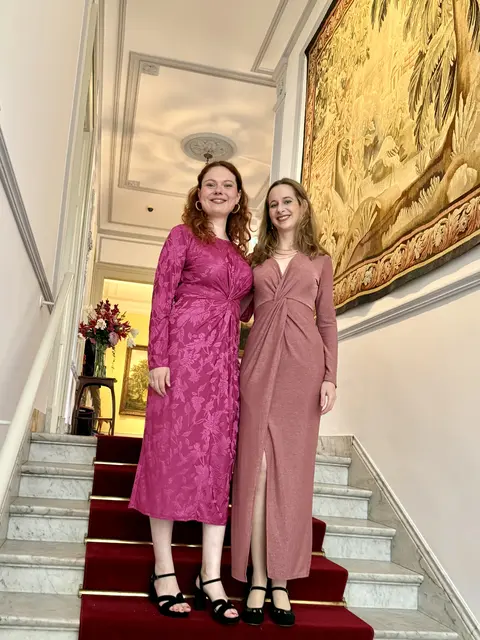 Mezzosopranistin Anna Lautwein und die Pianistin Laura Pitz | Foto: Josef Gietemann