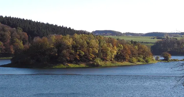 Die Ennepetalsperre in der Nähe von Breckerfeld