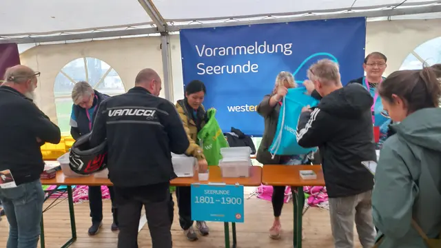 Ausgabe der Startunterlagen