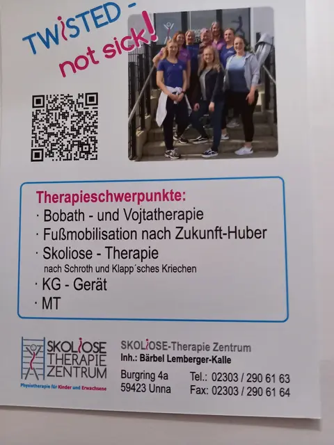 Foto: Privat, Skoliose-Therapie Zentrum, Burgring 4, 59423 Unna