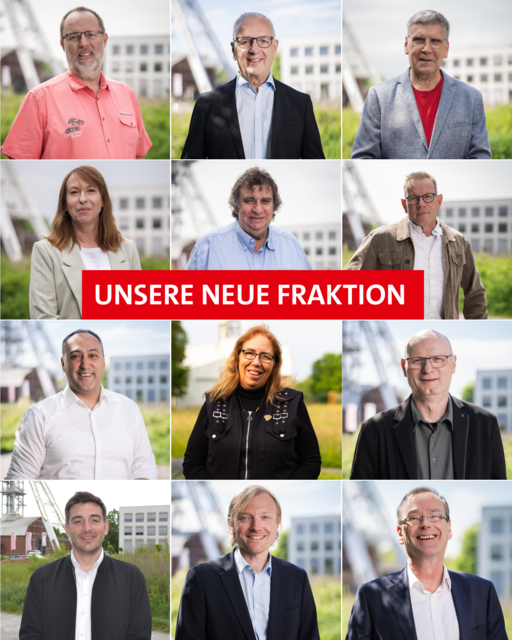 v.l.: Michael Schmälzger, Rüdiger Billeb, Peter Korte, Martina Meier, Manfred Kolodiejski, Jörg Diekmann, Ferhat Aydin, Barbara Utrata, Detlef Seiler, Fatih Kaya, Marcel Schmelzter, Thomas Latussek. | Foto: Gian Luca Fusillo