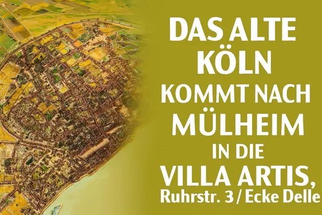 Plakat zur Aktion: "HISTORISCHES STADTMODELL KÖLN" | Foto: Mülheimer Kunstverein KKRR