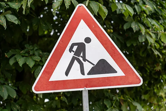 Sperrung der Friedrich-Ebert-Straße direkt am Rathaus | Foto: Stadt gladbeck 