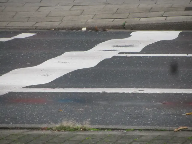 Zustand Gladbecker Straße / Fußgängerüberweg.