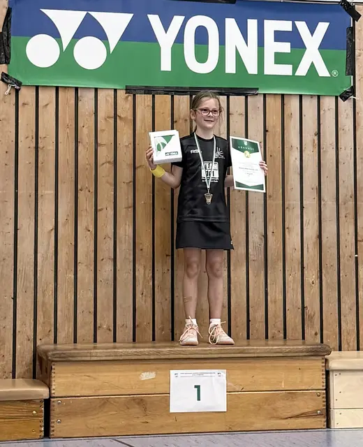 Lina Hoffmann - Siegerin im Mädcheneinzel U11 bei den Meerbuscher Jugendstadtmeisterschaften 2025