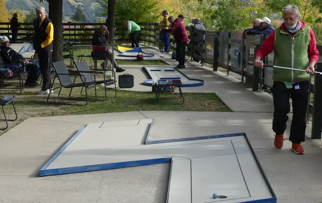 Willi Hettrich mit Ass am Blitz.