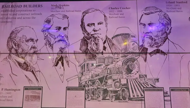 Die Pacific Railroad Financiers und Builders.