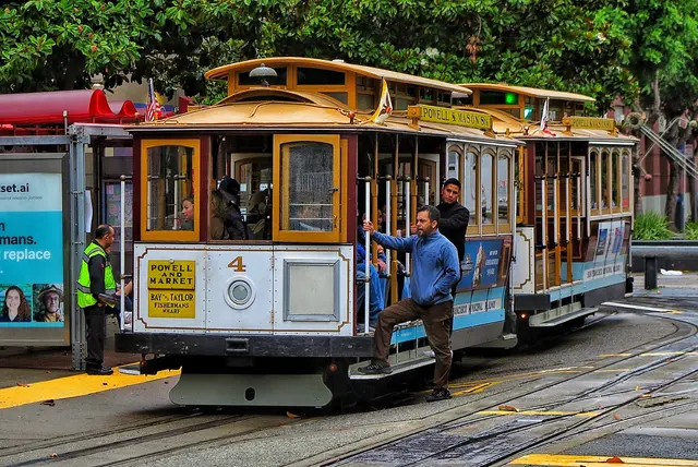 Cable Car fahren macht Spaß.