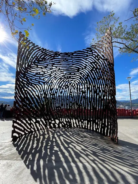 Fingerprint des Künstlers Juanjo Novella als Erinnerung an die Opfer des Spanischen Bürgerkrieges. | Foto: Mülheimer Kunstverein KKRR