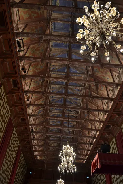 Hölzerner Dachstuhl