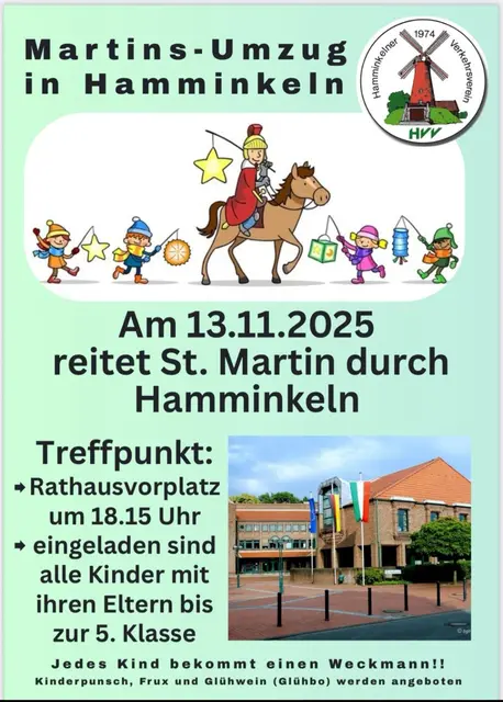 Bild HVV Hamminkeln / Martinsumzug am 13. November 2025