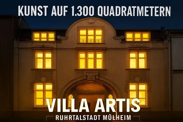 VILLA ARTIS 
EINGANG; "Ruhrstr. 3 / Ecke Delle"
ÖPNV:       "Stadtmitte-MH"
NAVI:         "Delle 54"
PARKEN:   "Delle" | Foto: Mülheimer Künstler*innenbund MKB