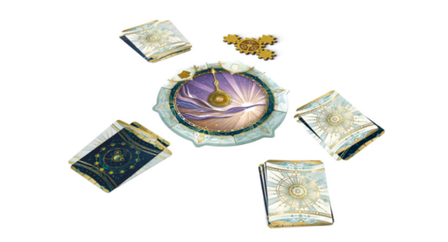 Bei "Take Time" versuchen zwei bis vier Spieler gemeinsam, die Aufgaben der Zifferblätter zu lösen, ohne miteinander zu reden. Foto: asmodee