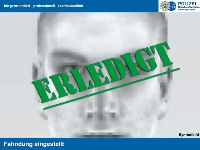 Fahndung erledigt | Foto: Polizeipräsidium Recklinghausen