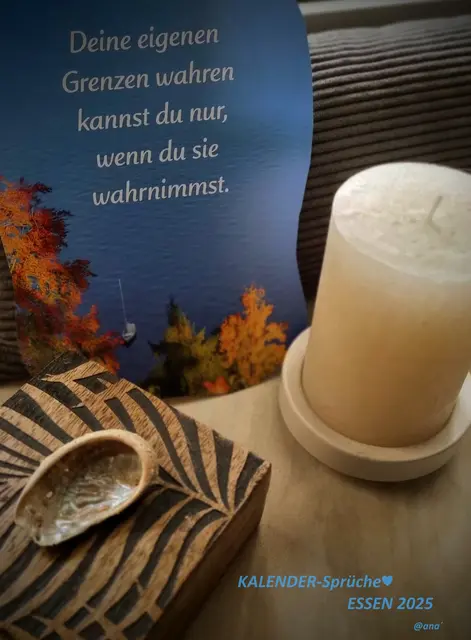 Grenzen erkennen, setzen und ...wahrnehmen ♥