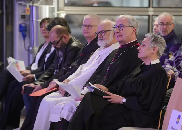 Blick auf die Mitwirkenden. | Foto: Alexandra Roth/Kirchenkreis Essen