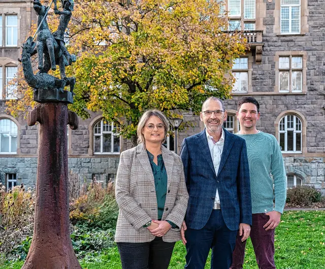 Der neue Fraktionsvorstand der SPD Hattingen: (v.l.) Eva Fritz, Thomas Dorndorf-Blömer und Michael Kreutz. Foto: SPD Hattingen