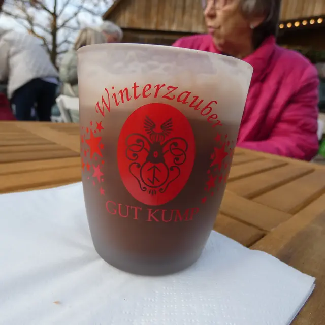 der Glühwein war lecker 