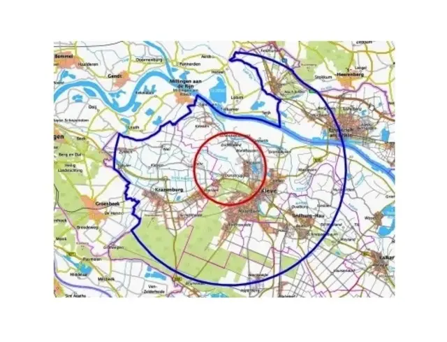 Die festgelegten Zonen. | Foto: Kreis Kleve
