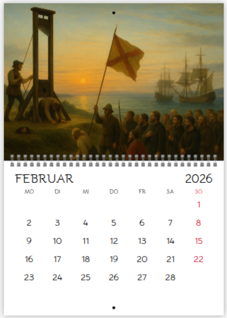 Foto: Karikaturen und Kalenderblätter nach Ideen von Didi van Frits, KI-generiert mit ChatGPT Version 5.1