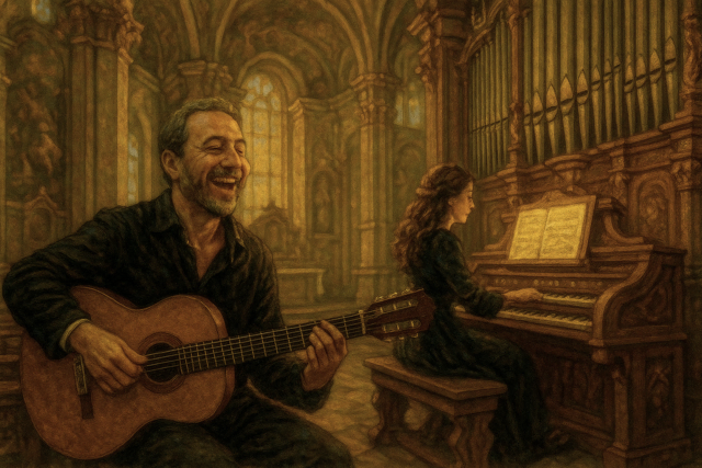 Foto: Gemälde im Stile von Paul Gauguin nach Ideen von Didi van Frits KI-generiert mit ChatGPT