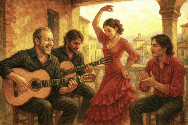 Foto: Gemälde im Stile von Paul Gauguin nach Ideen von Didi van Frits KI-generiert mit ChatGPT