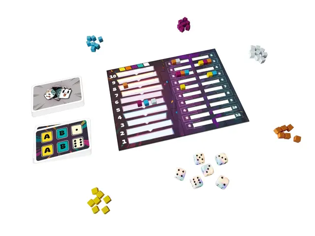 Bei "Biddle" setzt man auf sein Würfelglück. Ein schnelles Spiel für kleine und große Zocker. Foto: AMIGO