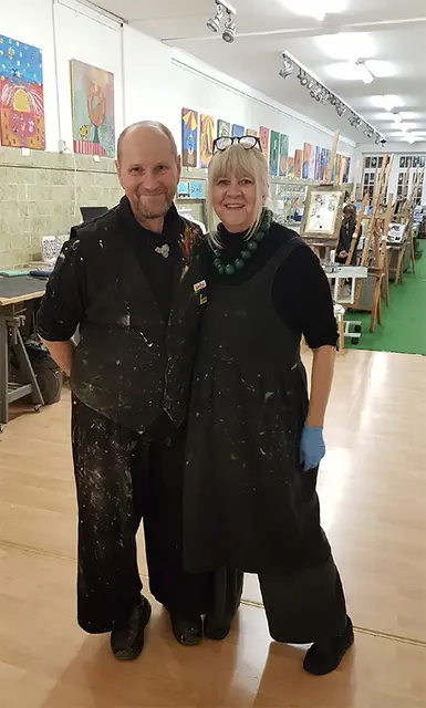 Gründer und Leiter des PROJEKTES ZKE-
Essener Künstler: Wanda Korfanty-Bednarek
und Eugen Bednarek