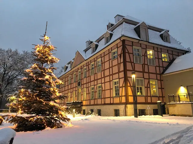 Gut Rödinghausen im Winter. Foto: Bernd Kraus /Stadt Menden