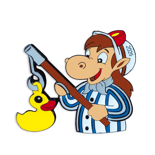 Fritz beim Entenangeln. | Foto: Stadtmarketing Herne