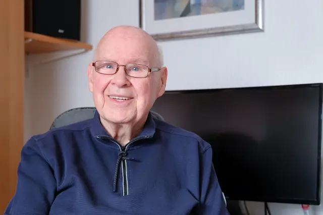 Seit 1976 ist Friedrich Krause mit Leib und Seele Überruhrer. Er liebt die Musik, das Fotografieren, den Chorgesang, den SV Burgaltendorf, die Sportfreunde Niederwenigern und den Quartettverein "Frohsinn". Foto: Krause