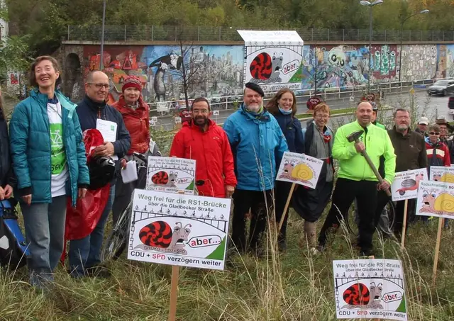 Weg frei für die RS1-Brücke.... | Foto: Privat