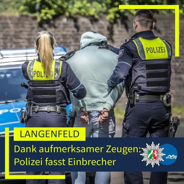 Symbolbild | Foto: Polizei Mettmann