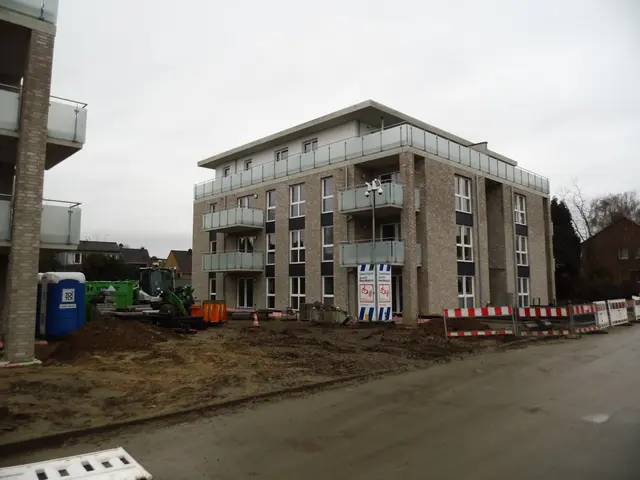 Mehrparteienhäuser Gneisenaustraße Wesel.
Bausachstand: 06.12.2025 | Foto: Siegmund Walter, 06.12.2025