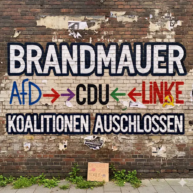 Brandmauer oder Koalitionskultur | Foto: KI SR